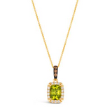 LE VIAN 14K Y/G PEND 0.22 DIAM