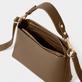 EVIE CROSSBODY BAG - MINK