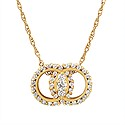 14KYW-C DIAMOND MARRIAGE SYMBO