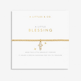 A LITTLE BLESSING GOLD TONE PL