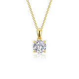 1.5 SOLITARE NECKLACE IN YG