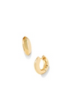 MIKKI METAL HUGGIE EARRINGS-GO