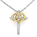 14K WG CHRISTIAN MARRIAGE SYMB