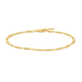 GOLD FILIA CURB CHAIN BRACELET