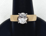 14KY/W SOLITAIRE, 6.11G 9YG SH