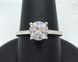 14K WG SOLITAIRE, 2.52G