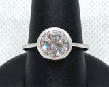 14K WG SOLITAIRE MOUNTING (3.3