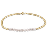 GOLD BLISS PEARL 3MM BRACELET