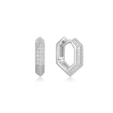 SILVER SPARKLING SHIELD HUGGIE