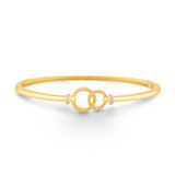 14K YG VALINA DIA BANGLE 0.07