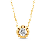 14K YG VALINA DIA NECKLACE 1/3