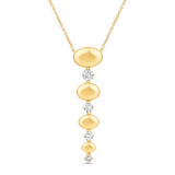 14K WG VALINA DIA NECKLACE 1/2