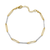 10KWG/YG DIA BRACELET
