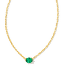 MAY CAILIN PNDNT NCK GOLD GREE