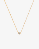 NOLA | Diamond Bezel Necklace