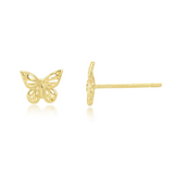14KY STUD - BUTTERFLY