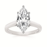 14K WG LAB GROWN ENG RING 2.03