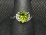 PERIDOT & DIA 1/5CT RING Final