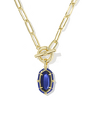 ELISA ENAMEL LINK GOLD NAVY NE