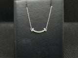 14KWG T-BAR NECKLACE (.12D) Fi
