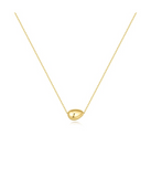GOLD ORGANIC DOME PEBBLE NECKL