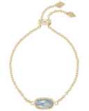 ELAINA BRACELET GOLD LIGHT BLU