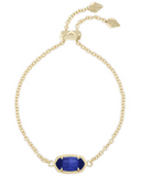 ELAINA BRACELET GOLD COBALT CA