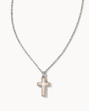 CROSS PNDNT NCK RHOD WHITE OPA