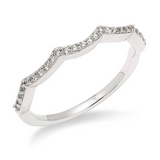 10KT .15CT. (25)DIA CURVE WED