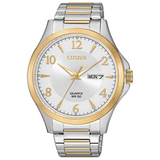 MEN QUARTZ WR50 SST BRAC SLVR