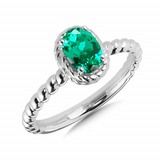 COLORE SS CR EME RING