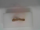 14K YG 0.33CTW DIAM CONTOUR BA