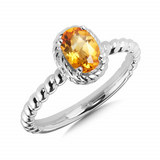 COLORE SS CITRINE RING Final S