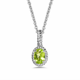COLORE SS PERIDOT PENDANT Fina