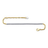 14KY/WG BRACELET, 35/0.52CT, 4