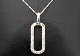 FINAL SALE -  DIA PENDANT 1/4C