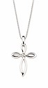 S-C DIVA DIA 0.01CTW CROSS W/1