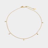 GOLD COATED ESTEE CHARM CHOKER