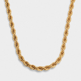 GOLD COATED REINE ROPE NECKLAC