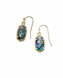 LEE EARRING GOLD ABALONE SHELL
