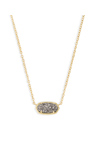 ELISA NECK GOLD PLAT DRUSY