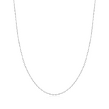SILVER MINI LINK CHARM NECKLAC