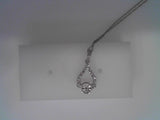 14KWG PEAR DROP PENDANT .25 CT