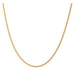 16 IN GOLD VERMEIL SS 1 MM CUR