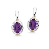COLORE SG AMETHYST EARRING