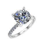 14KYG SEMIMOUNT 25/.37CT 1.91G