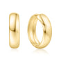 GOLD CHUBBY LARGE HUGGIE HOOP