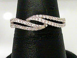 14K WHITE GOLD BAND, 0.30 CTW