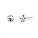 10KW-C EARRINGS CTW:0.12, 8 DI