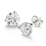 14K WG 3.0CTW DIA STUDS